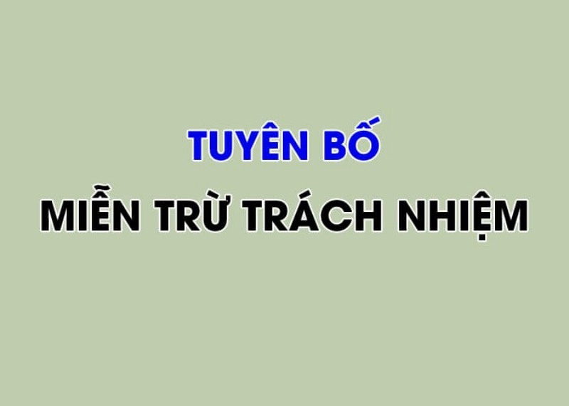 Miễn Trừ Trách Nhiệm nhà cái B29 - Hiểu Rõ Để Chơi An Toàn Hơn
